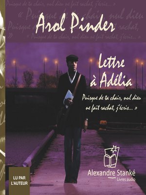 cover image of Lettre à Adélia